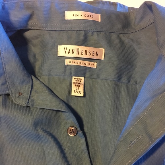Blue Van Heusen classic fit long sleeve - Picture 4 of 8